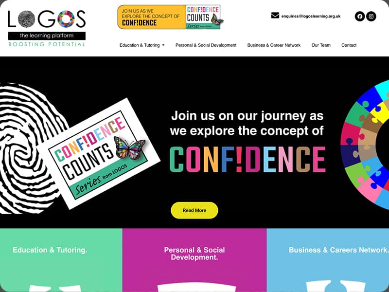image of website design for client in beaconsfield