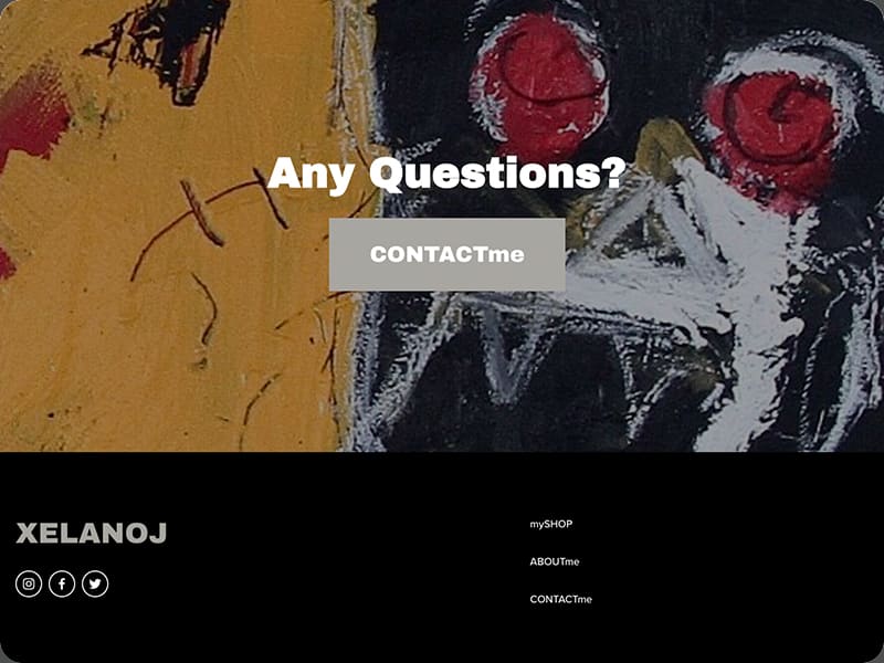 website design for artist