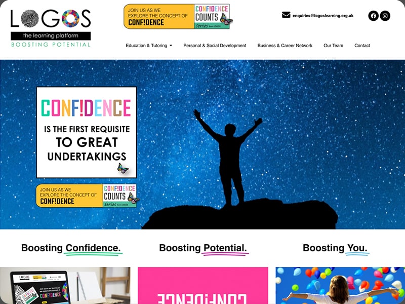 image of web design for client in High Wycombe