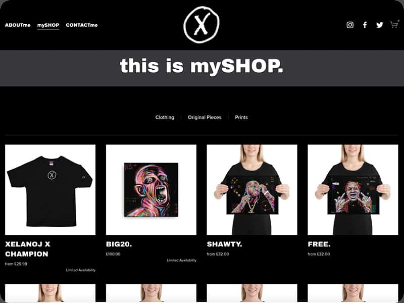 web design for artist