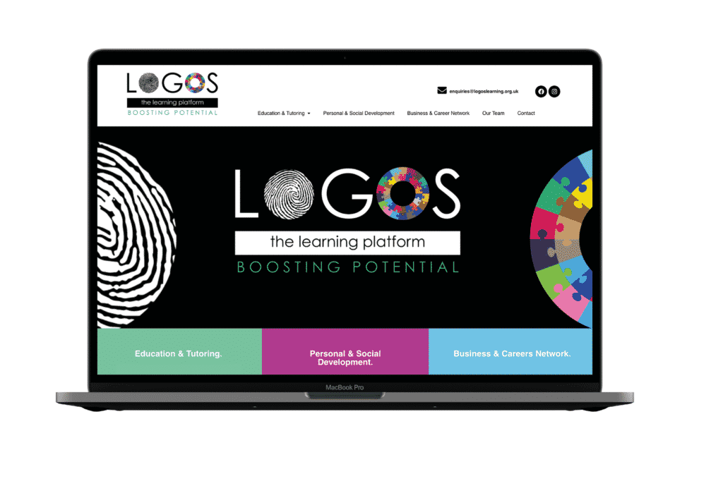 image of brand development and web design